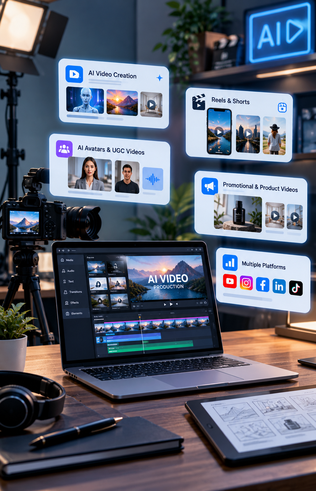 AI Powered video generation service - digital netsol
