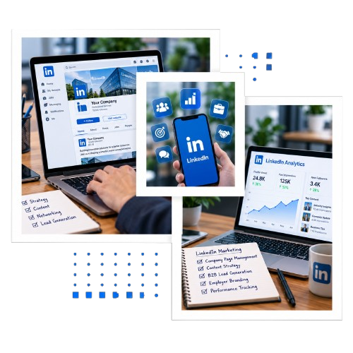 Hire a professional for the linkedin page and profile management